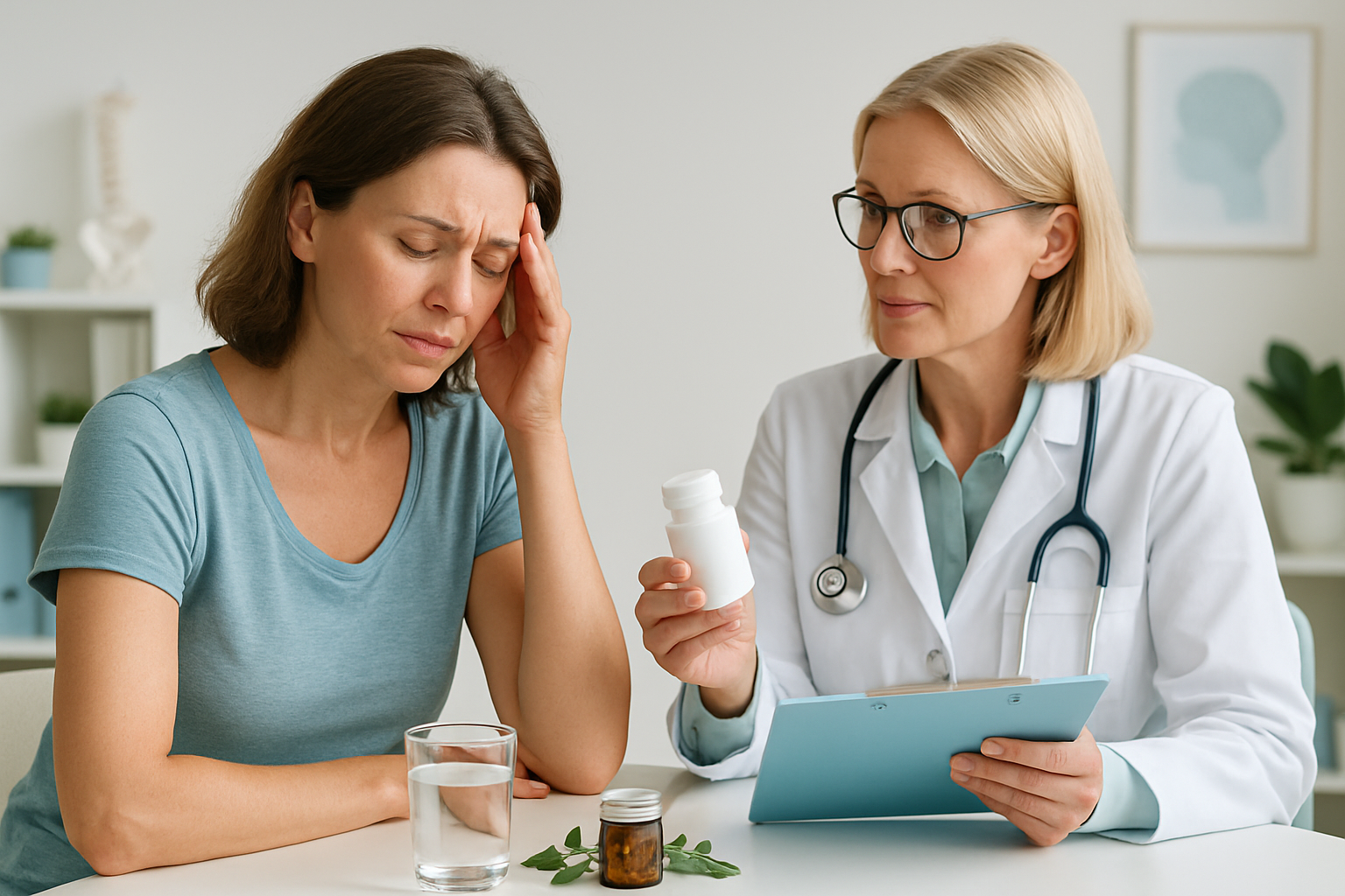Person liegt nachts wach im Bett – Symbolbild für Durchschlafprobleme und nächtliches Aufwachen